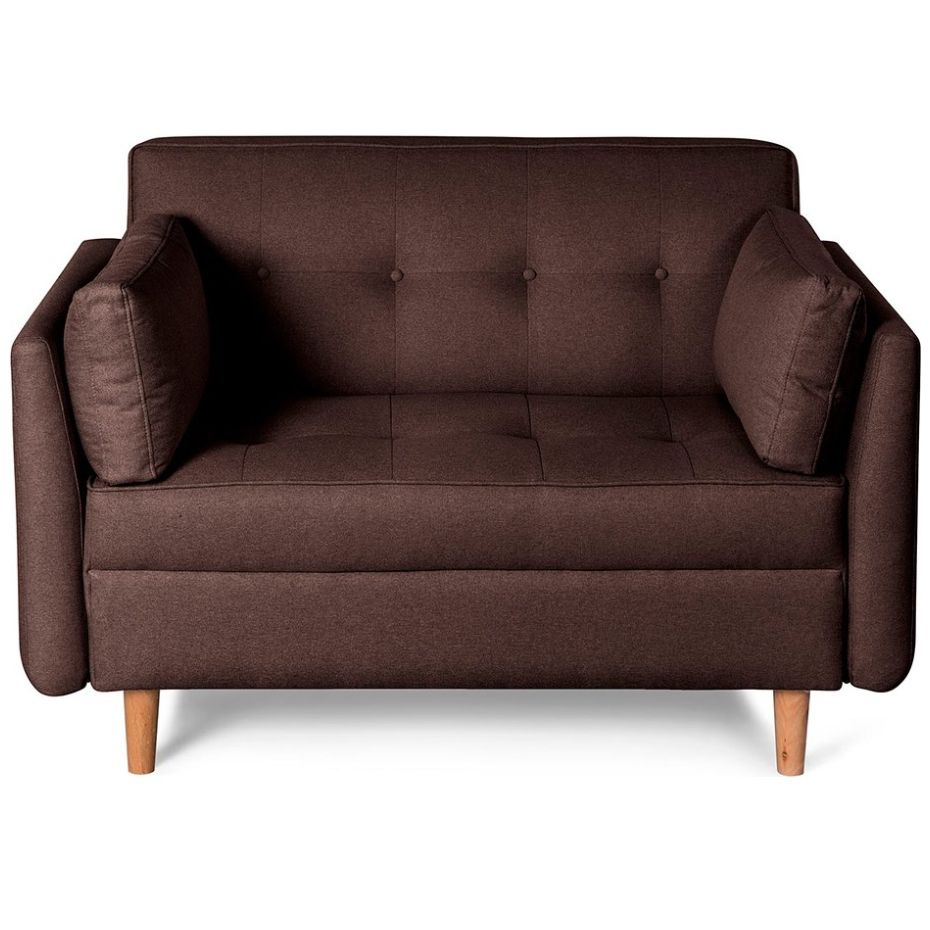 Sofá Love Seat Bellini Chocolate Makora