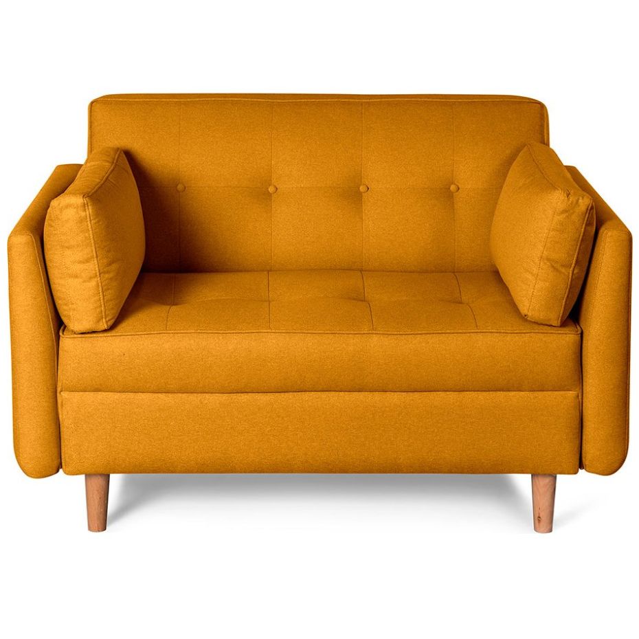 Sofá Love Seat Bellini Mostaza Makora