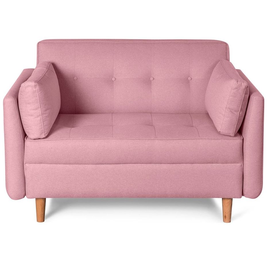 Sofá Love Seat Bellini Rosa Makora