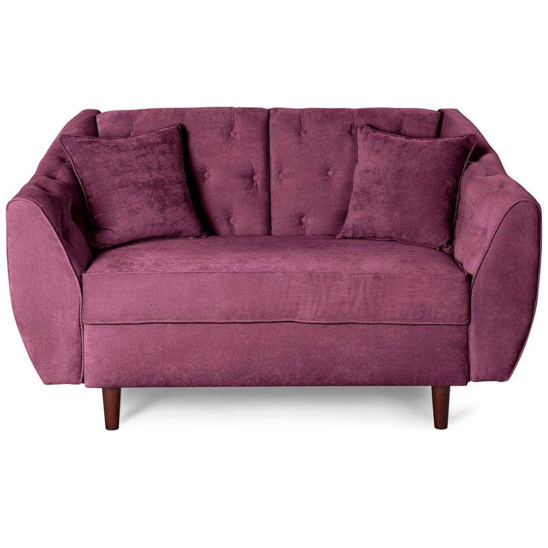 Sofá Love Seat Clooney Morado Makora