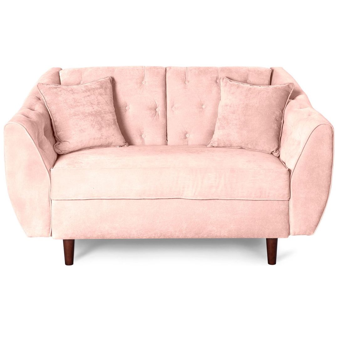 Sofá Love Seat Clooney Rosa Makora