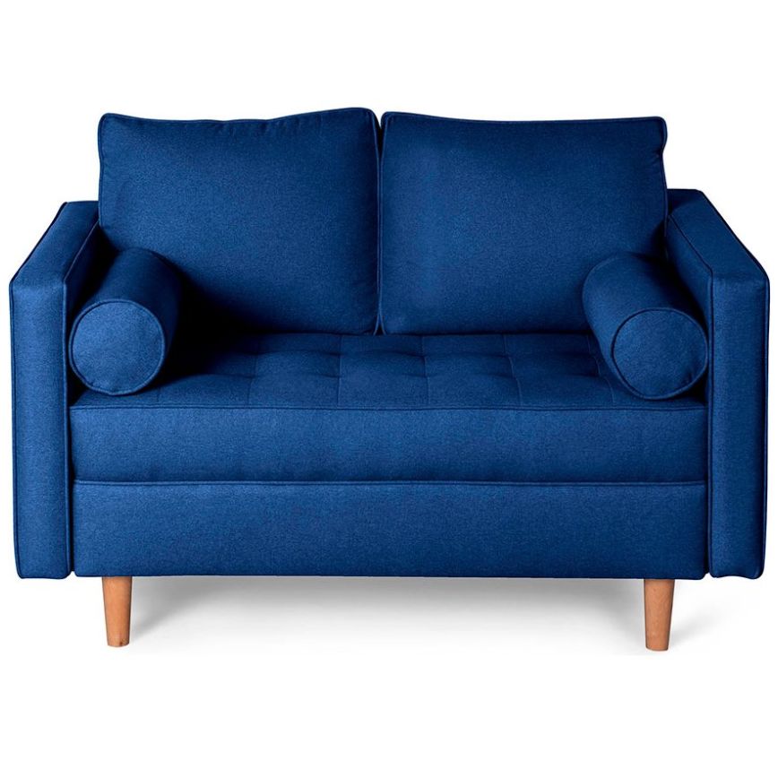 Sofá Love Seat Fallon Azul Makora