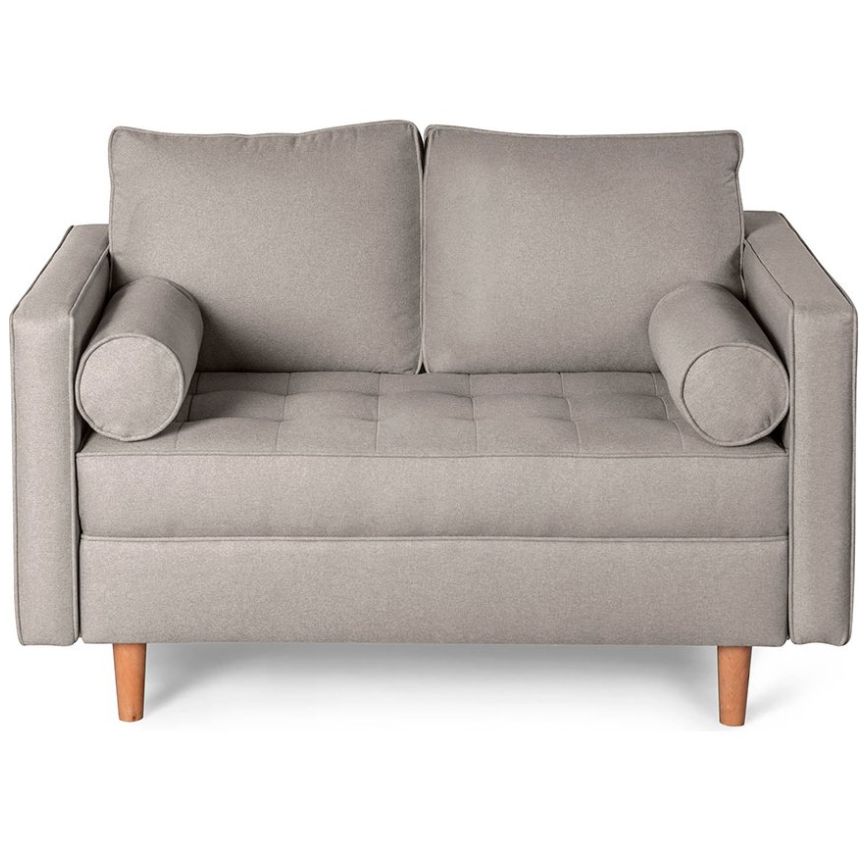 Sofá Love Seat Fallon Gris Claro Makora