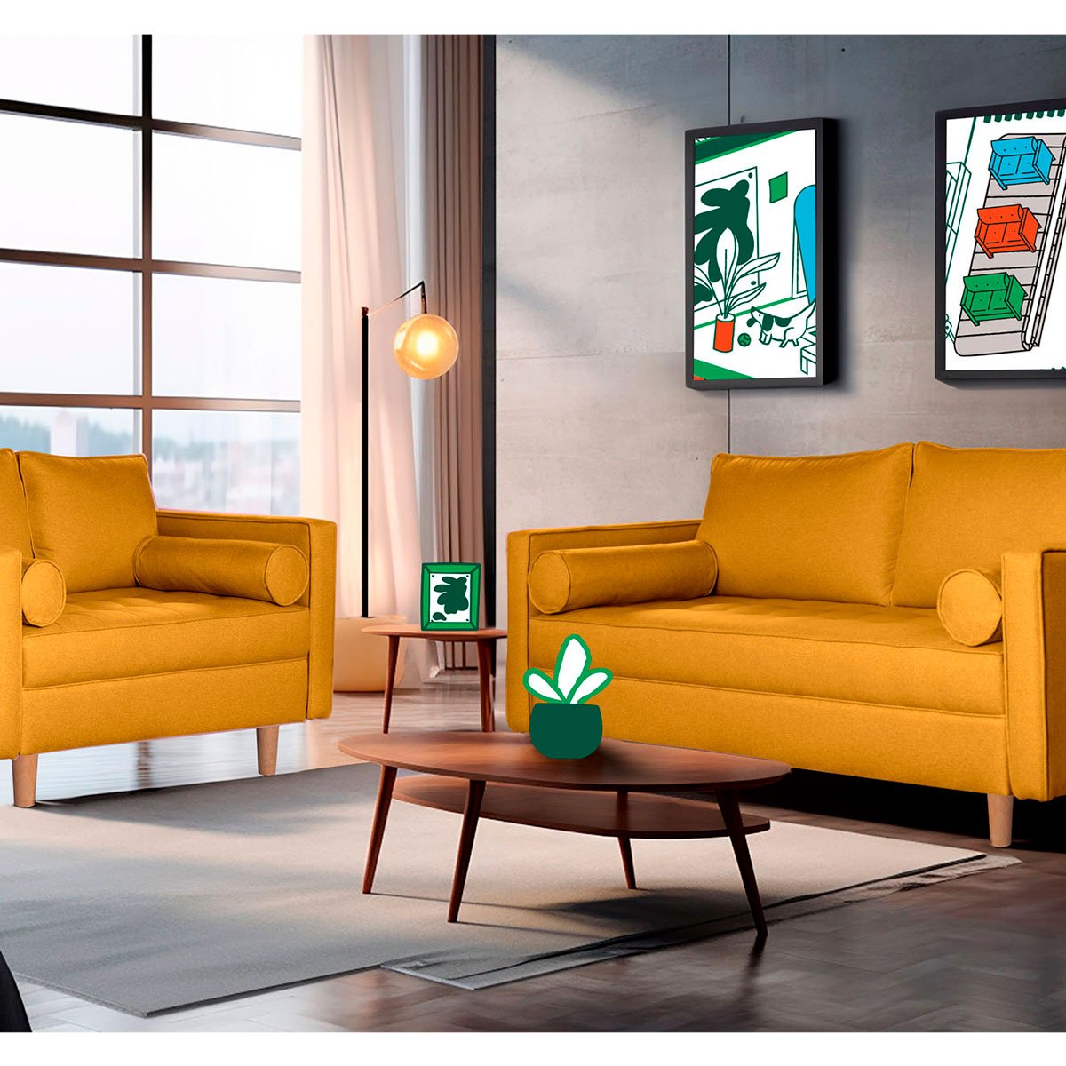 Sala 2 Fallon Mostaza Makora