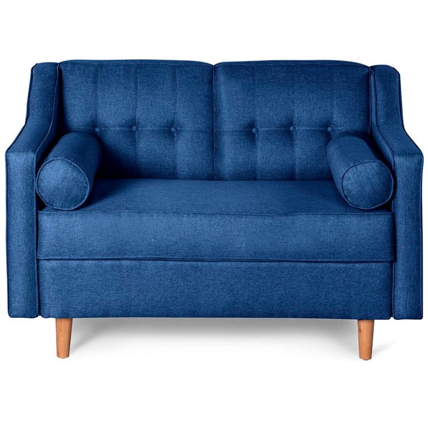 Sofá Love Seat Mimosa Azul Makora