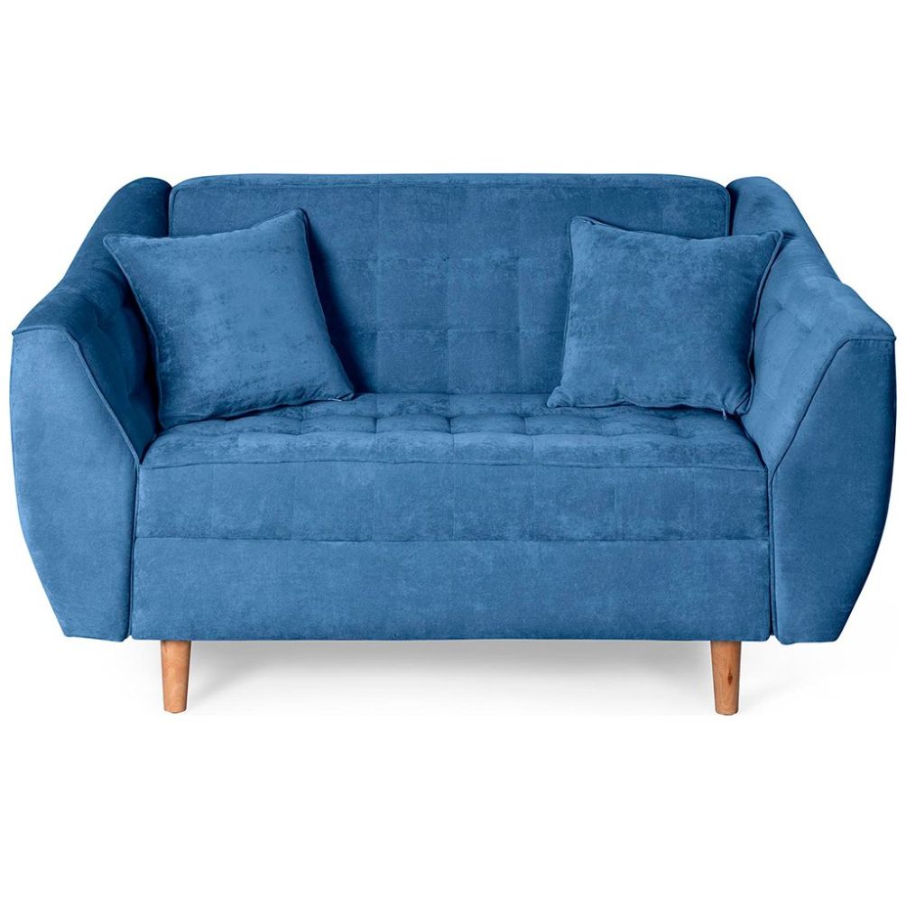 Sofá Love Seat Neroli Azul Makora