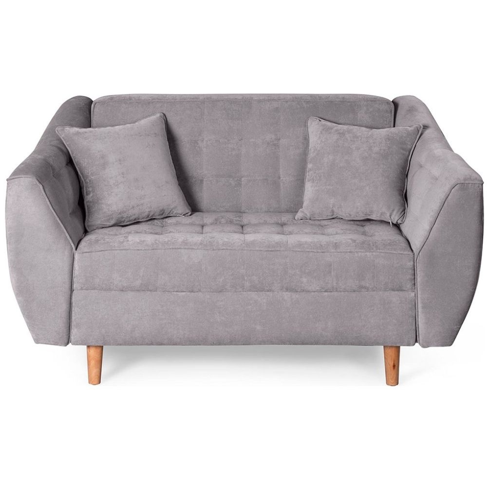 Sofá Love Seat Neroli Gris Claro Makora