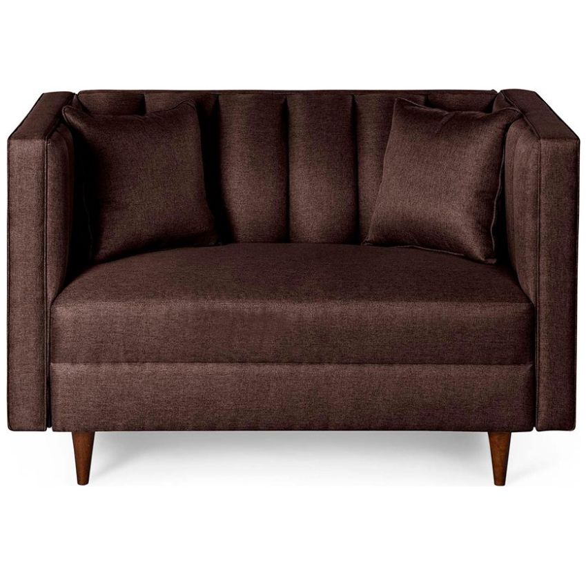 Sofá Love Seat Piccola Chocolate Makora