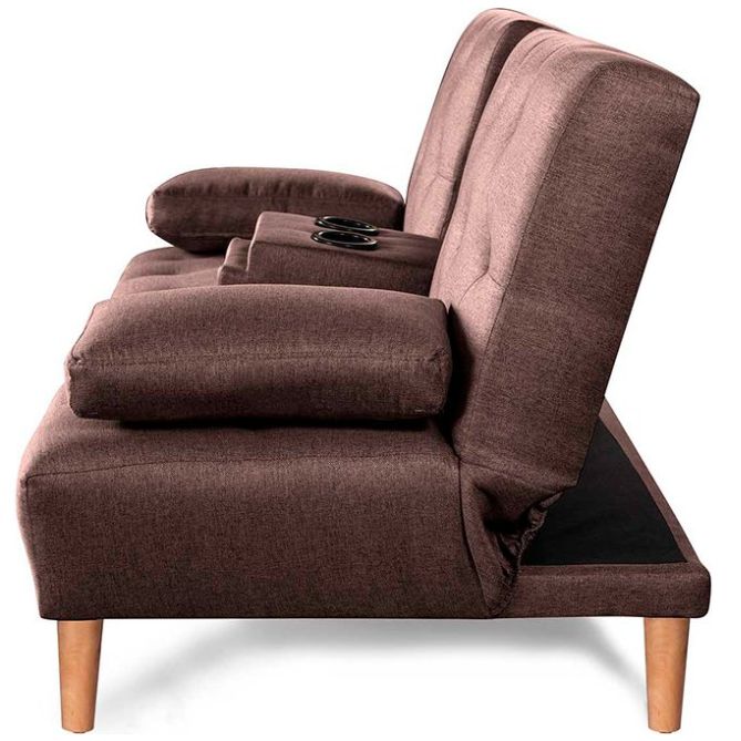 Sofá Cama Chocolate Caroli Makora