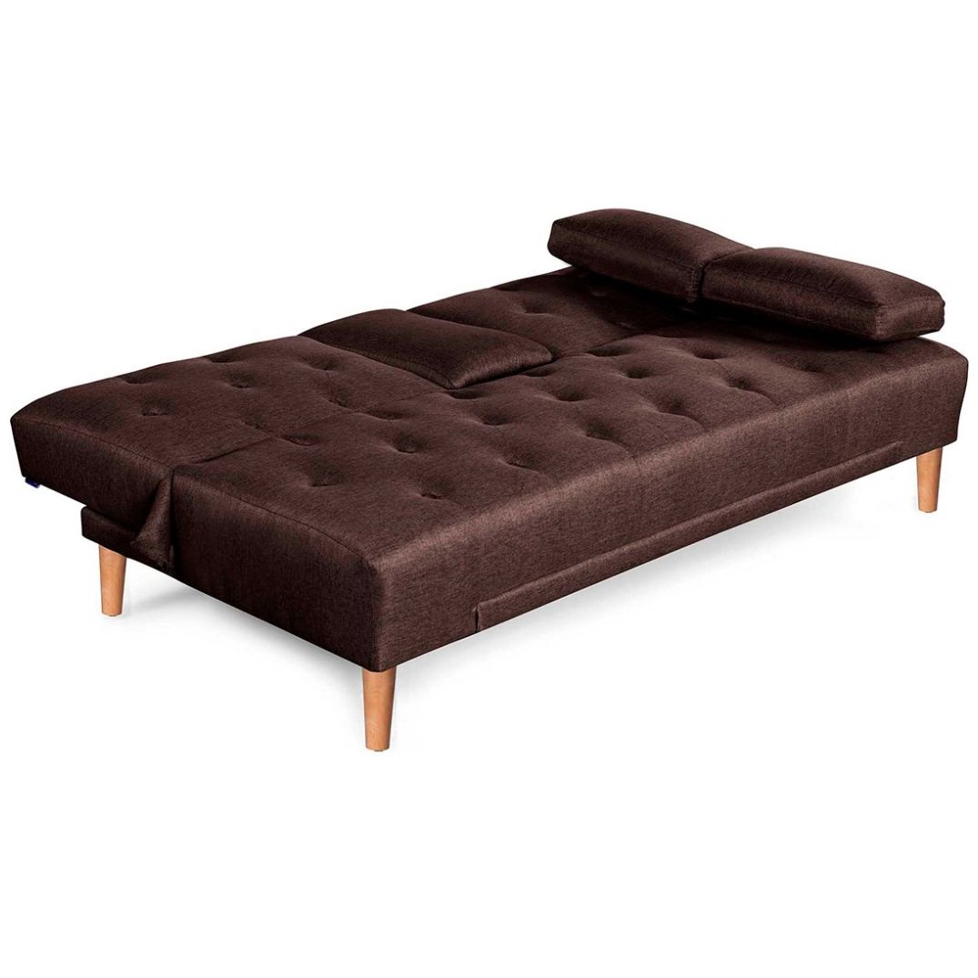 Sofá Cama Chocolate Caroli Makora