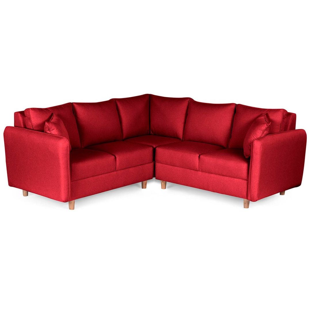 Sala Esquinera Maccan Rojo Makora