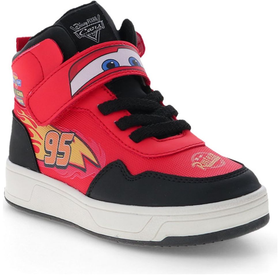  Tenis Bota Cars 12-17 Rojo Personajes para Niño