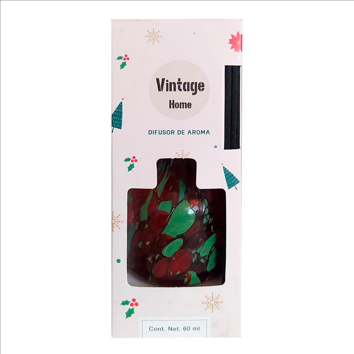 Difusor Winter Eucalyptus Pintas Verdes Vintage Home