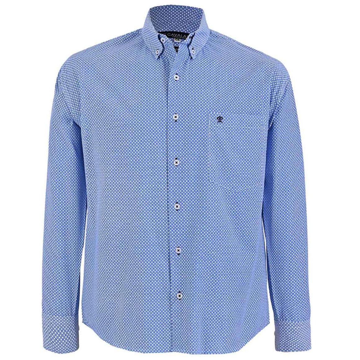 Camisa Estampada para Hombre Cavalatti