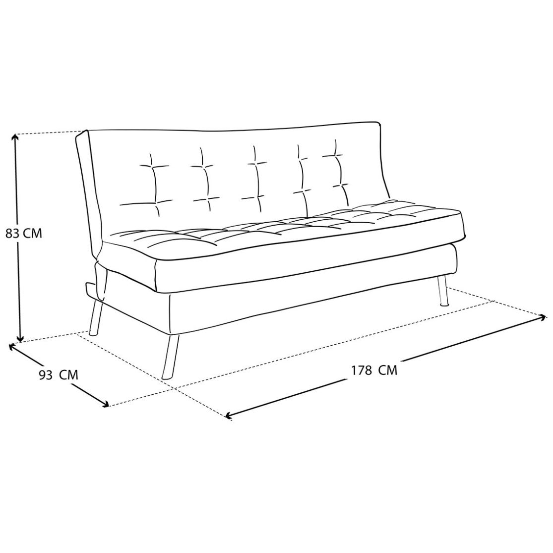 Sofá Cama Tulum Violanti