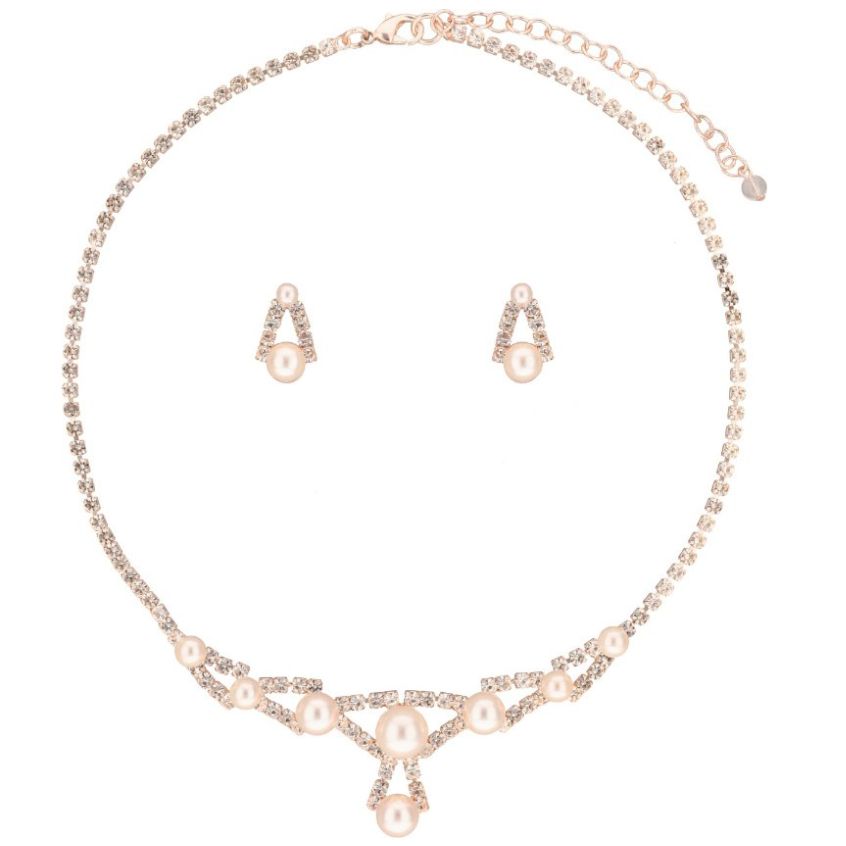 Set de Joyería Yi Oro Rosa para Mujer Youre Invited