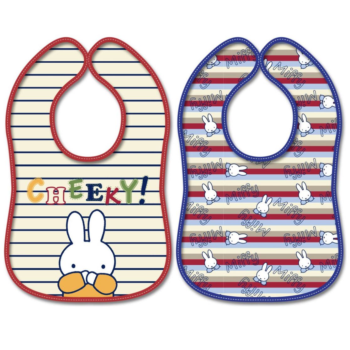 Set de Baberos Miffy de Rayas Sybel