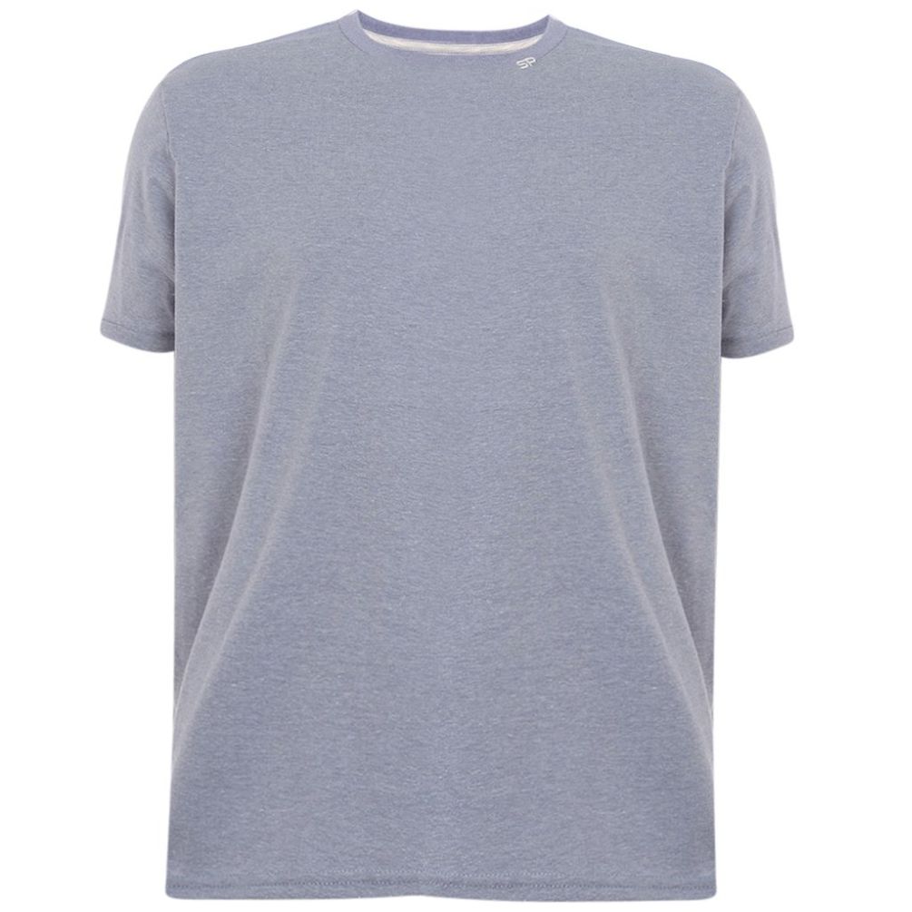 Playera con Bordado para Hombre Plus Silver Plate