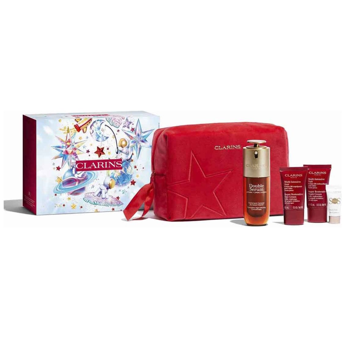 Set de Navidad- Colección Double Serum & Super Restorative Clarins