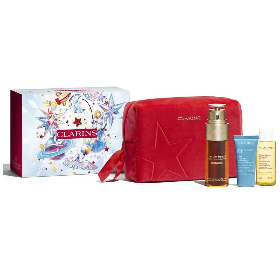 Set de Navidad - Colección Double Serum Light Clarins