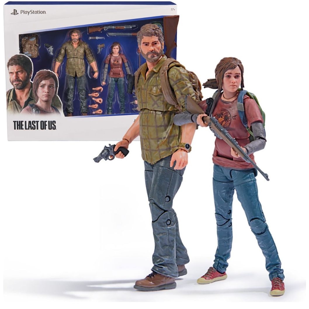 2 Pack Figuras 6" Joel & Ellie (The Last Of Us) Spin Master