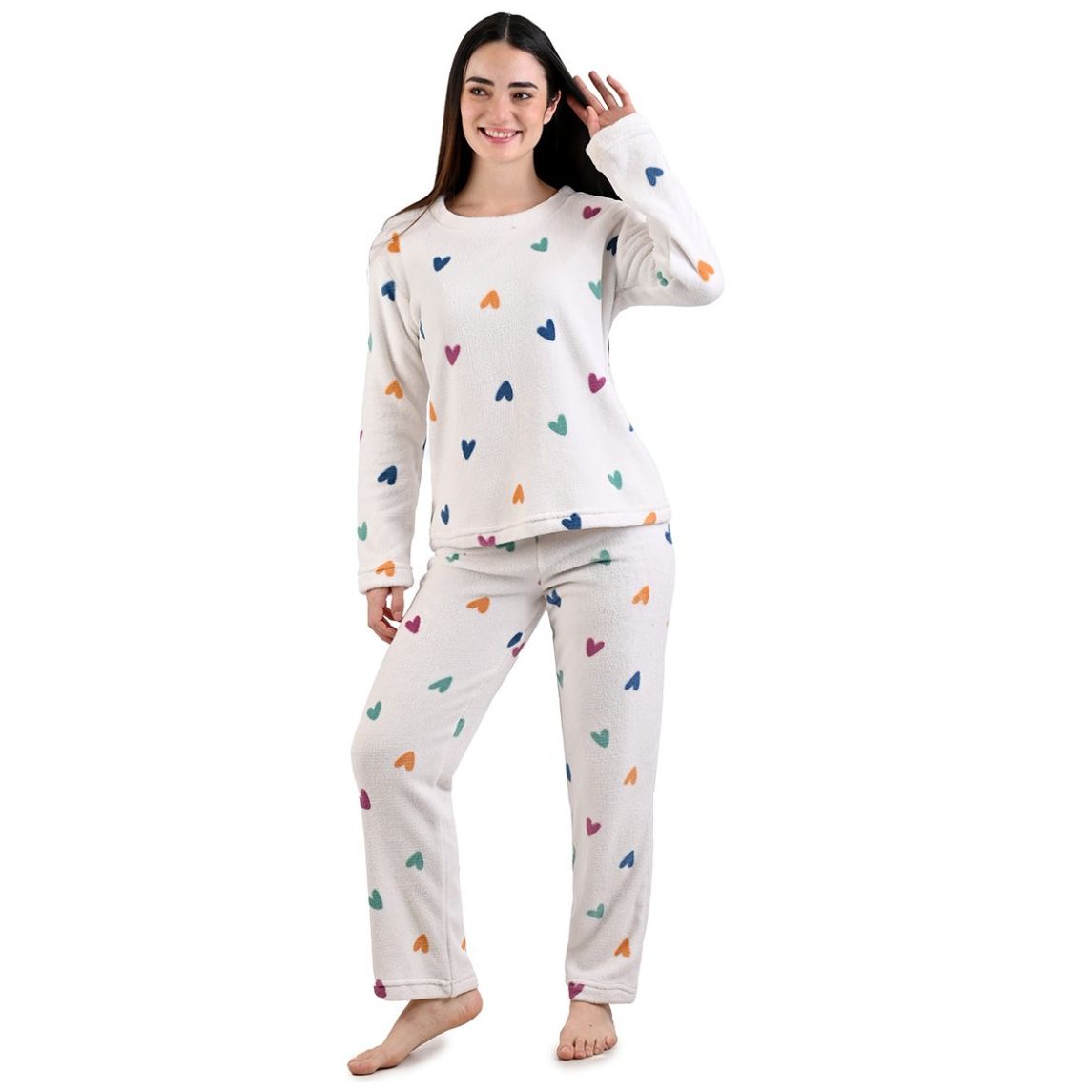 Pijama con Corazones para Mujer Isotoner