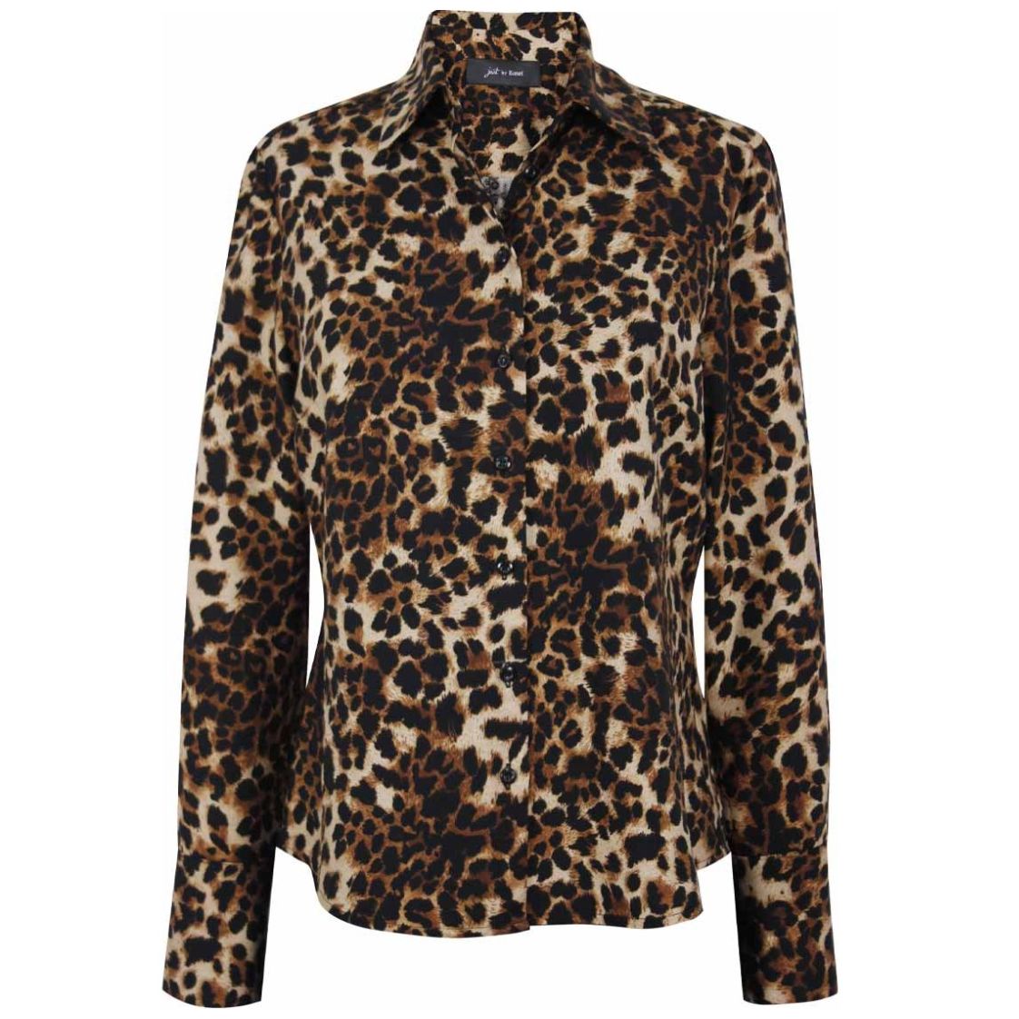 Blusa Animal Print para Mujer Petite Just By Basel