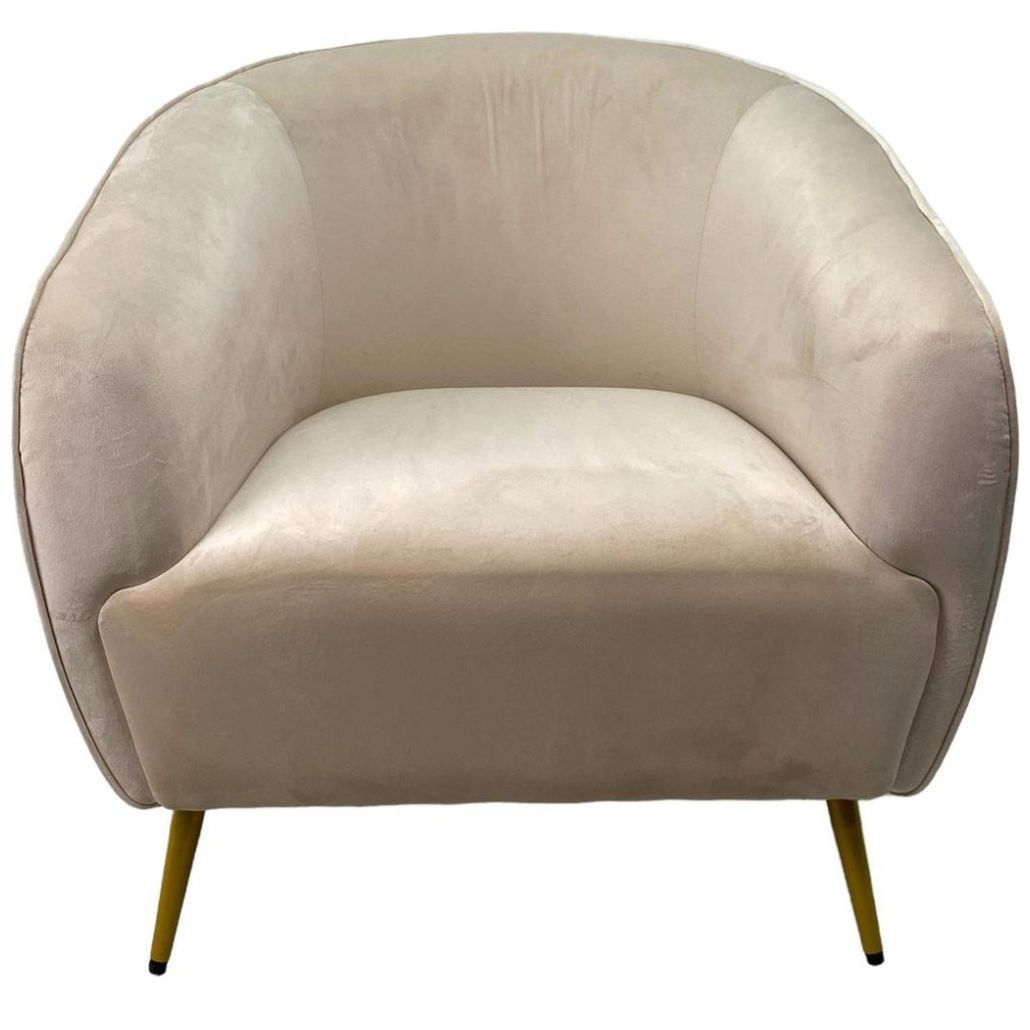 Poltrona Beige Silvery Gold Concepts