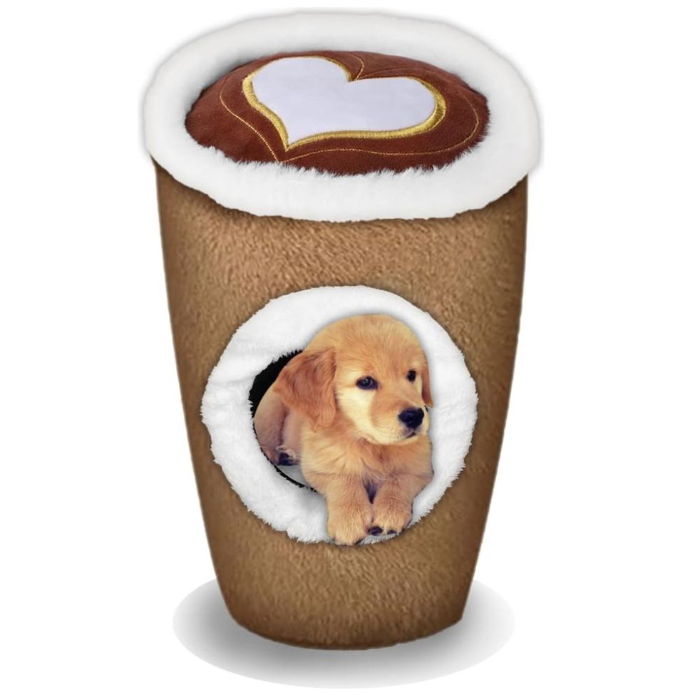 Cama de Mascota en Forma de Taza de Café