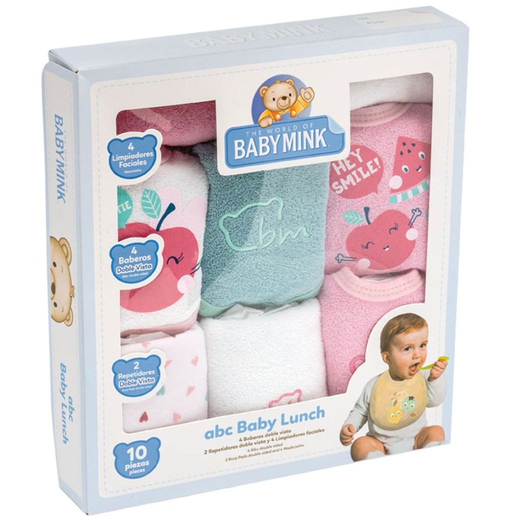 Set Abc Baby Lunch Baby Mink