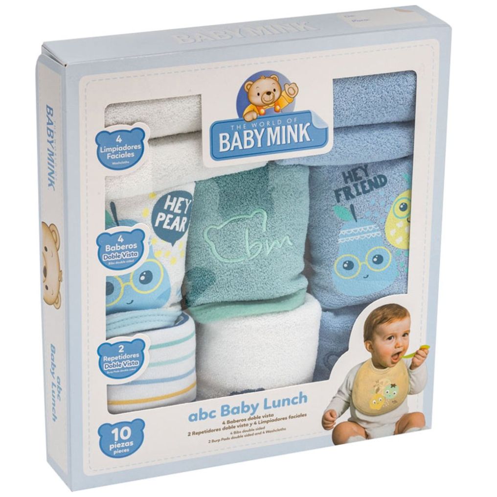 Set Abc Baby Lunch Baby Mink