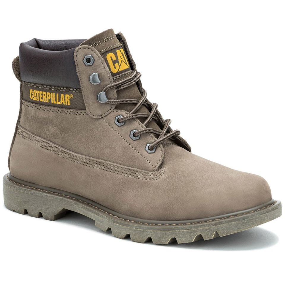 Bota en Piel para Hombre Gris Caterpillar