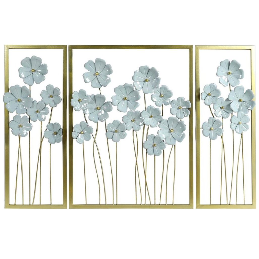 Decorativo de Pared 3Pzs Set Metal  Vintage Home