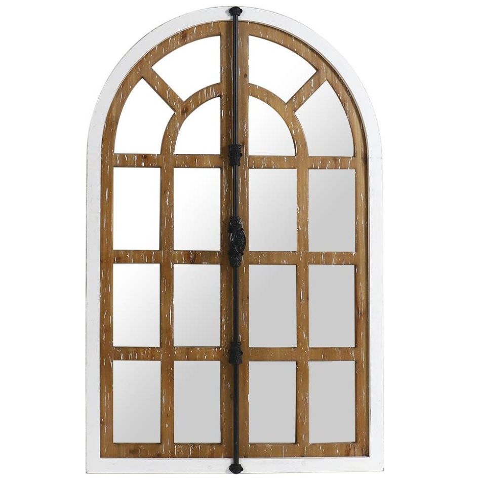 Espejo de Pared Arco de Madera  Vintage Home