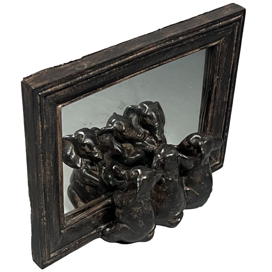 Decorativo Espejo Elephant Antique Vintage Home