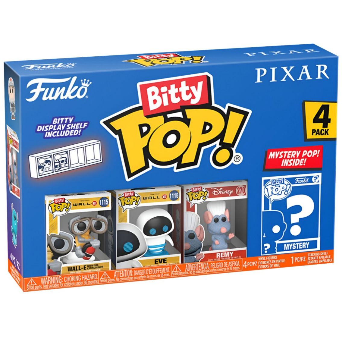 Funko Bitty Pop: Disney Pixar - Wall e 4 Pack