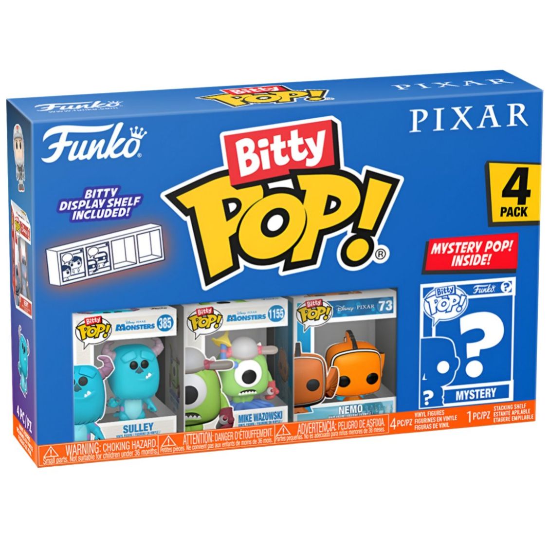 Funko Bitty Pop: Disney Pixar - Monsters Inc 4 Pack