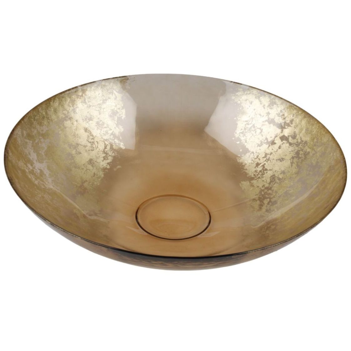 Bowl Café Decoración Vidrio 39 Cm