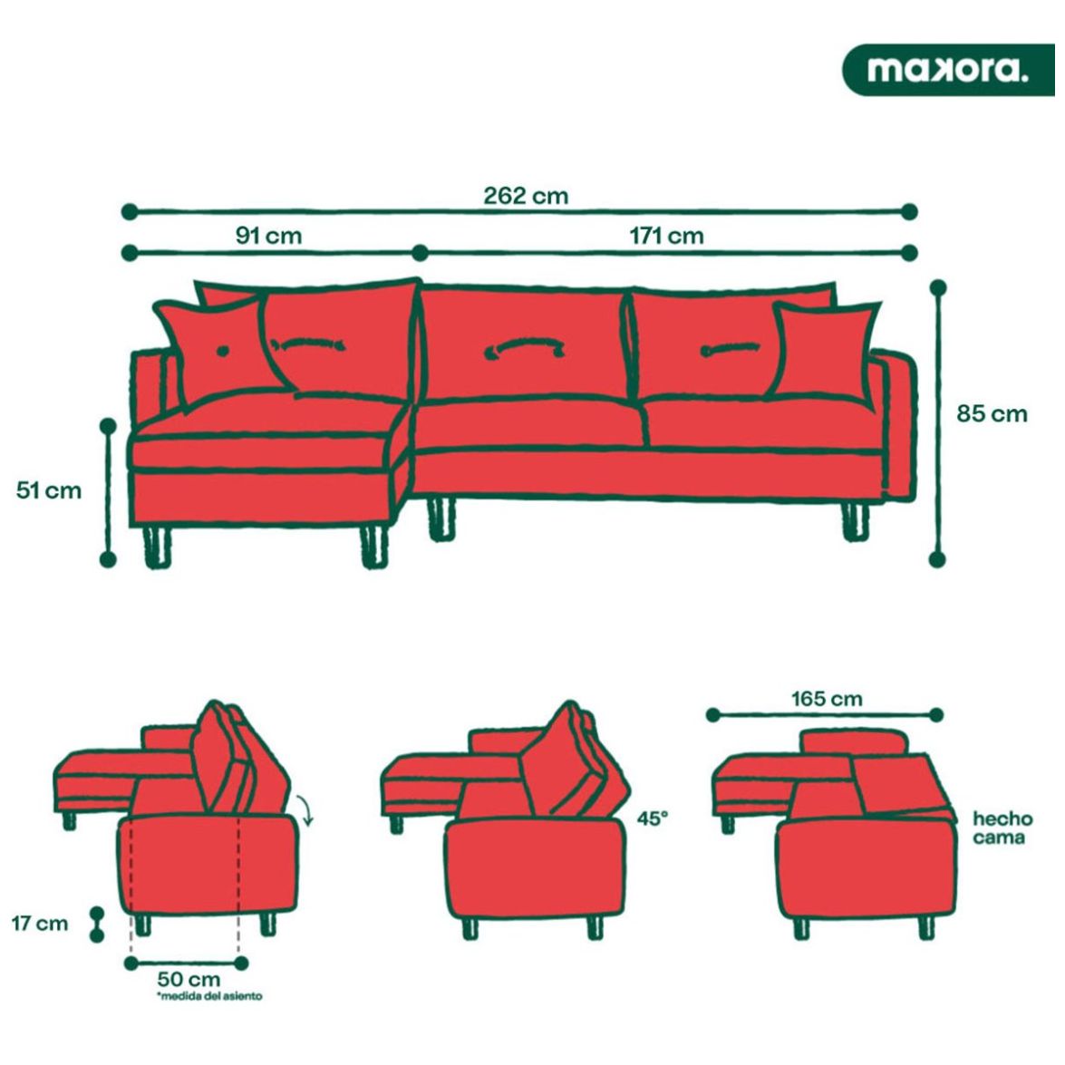 Sala Modular Bardo Rosa Makora Beehive