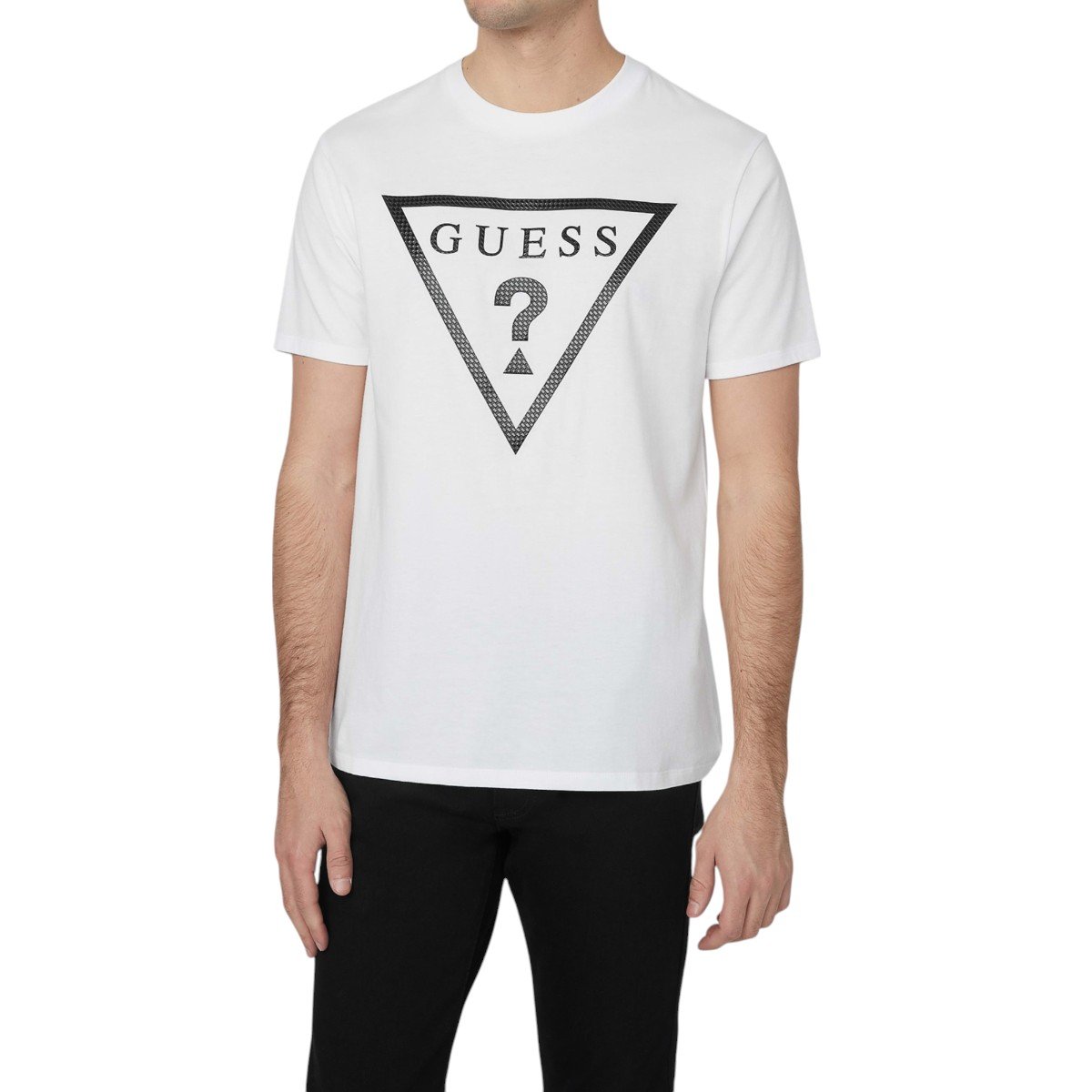 Playera Básica con Logo Original para Hombre Guess