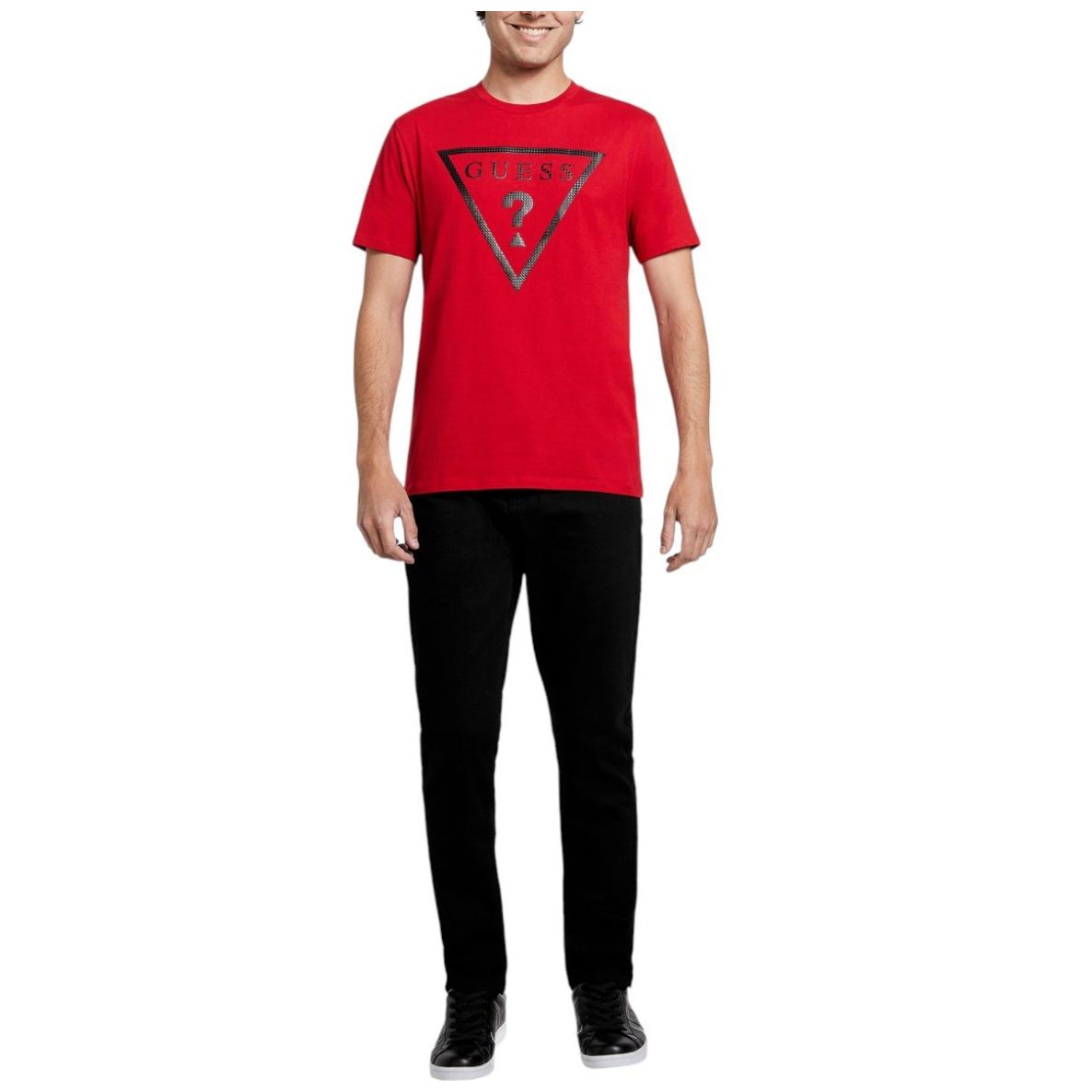 Playera Básica con Logo Original para Hombre Guess