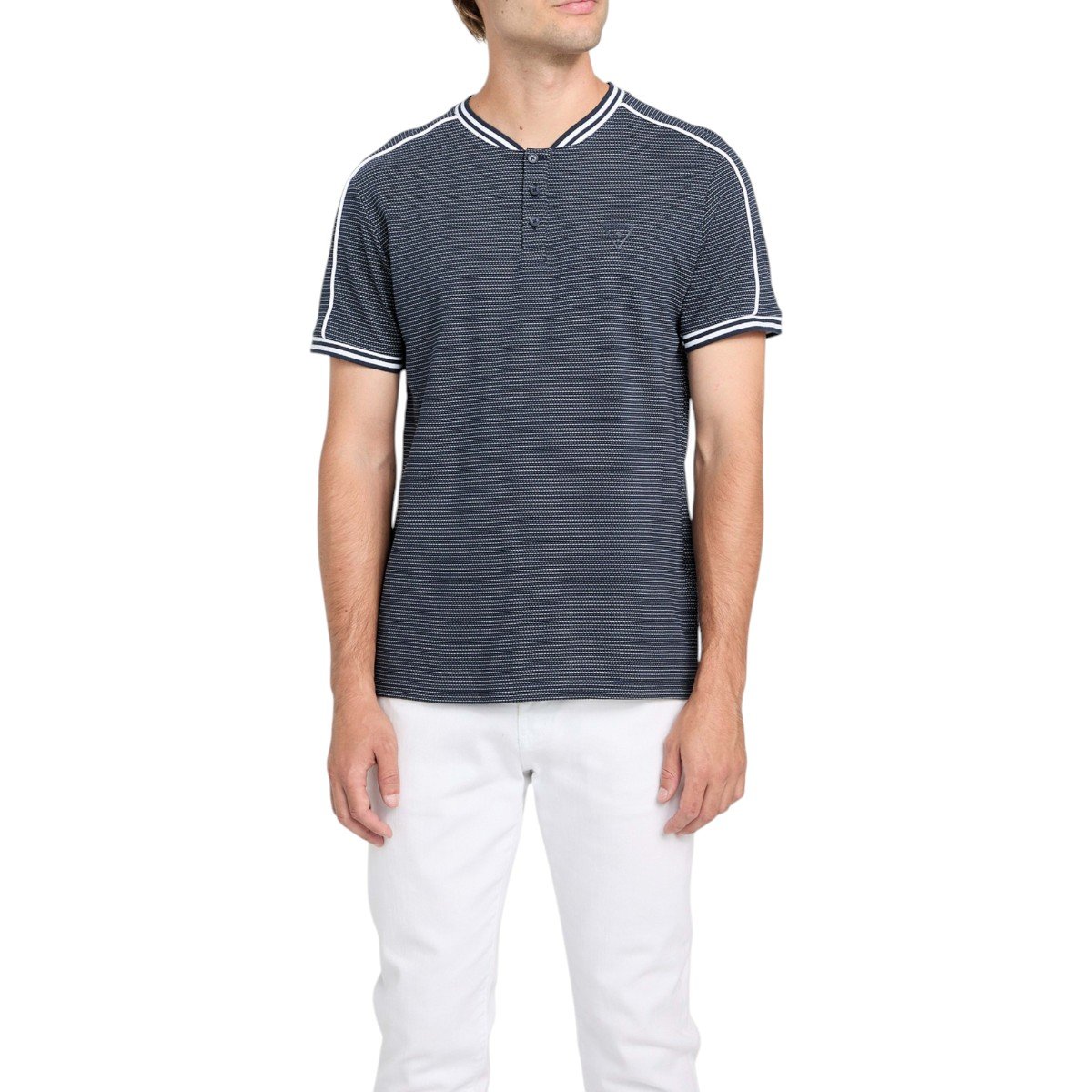 Playera con Cierre de Botones para Hombre Guess