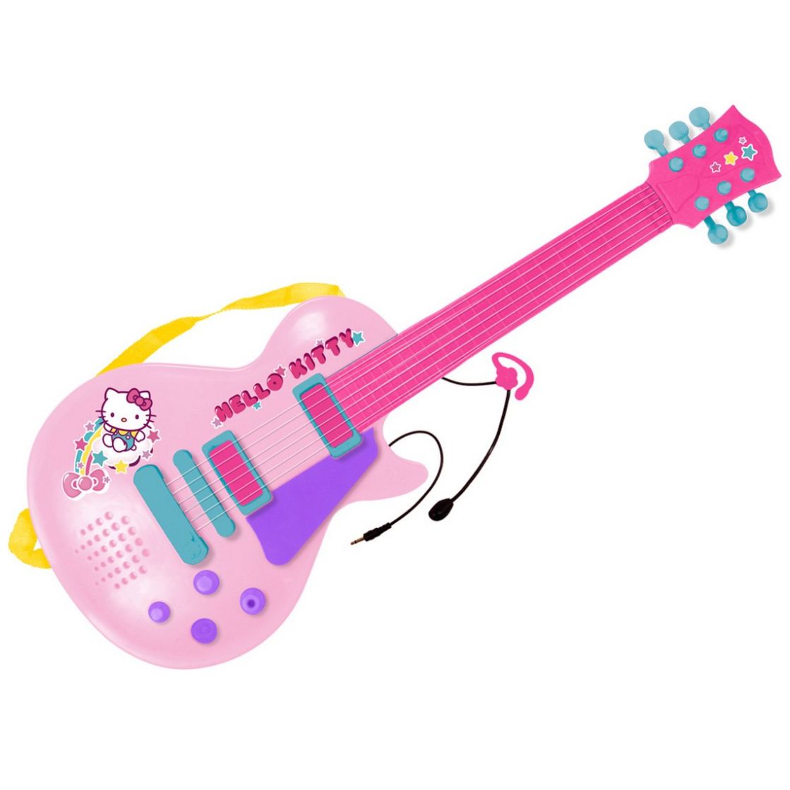 Hello Kitty Guitarra Electrónica con Micrófono Claudio Reig