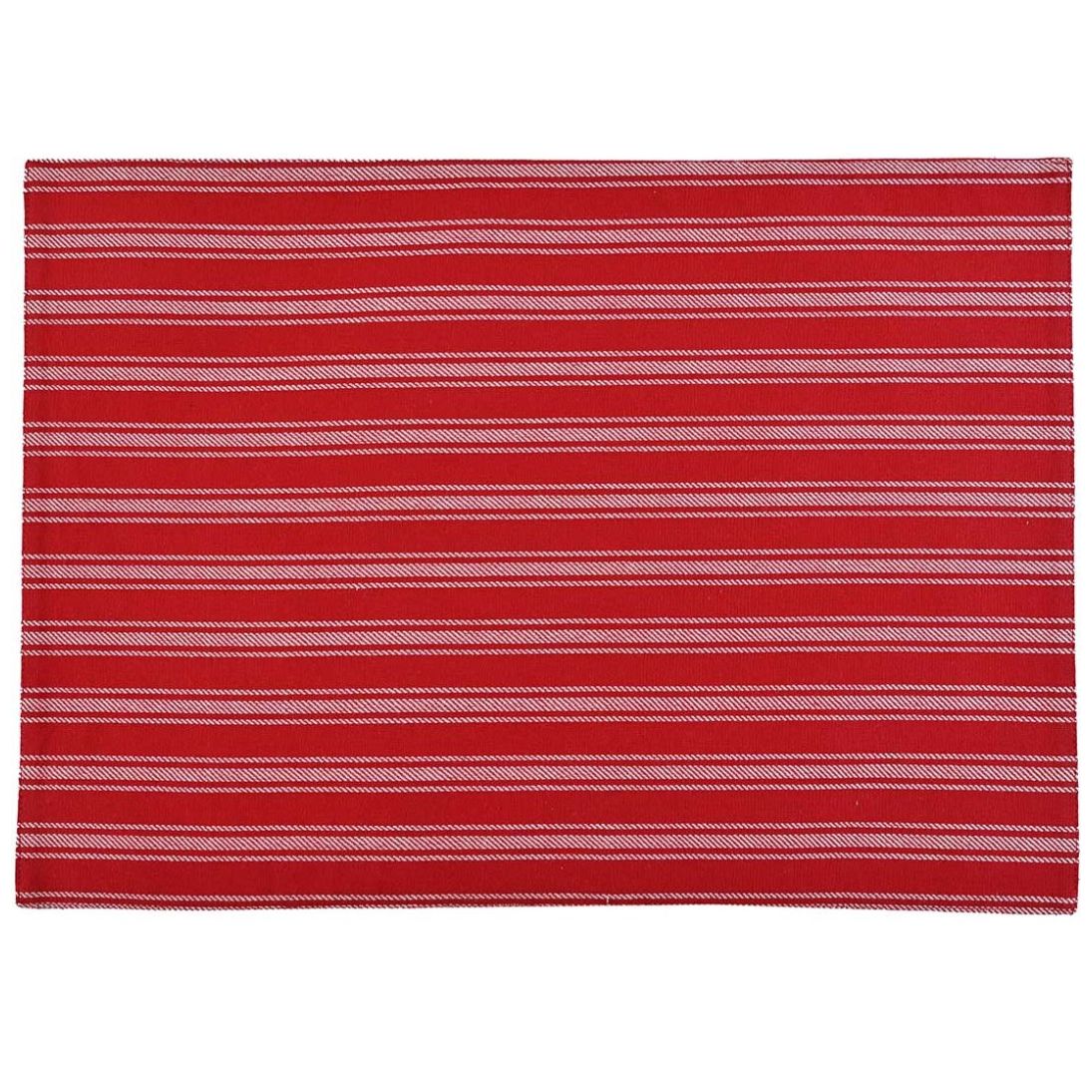 Mantel Red White Stripes Vintage Home