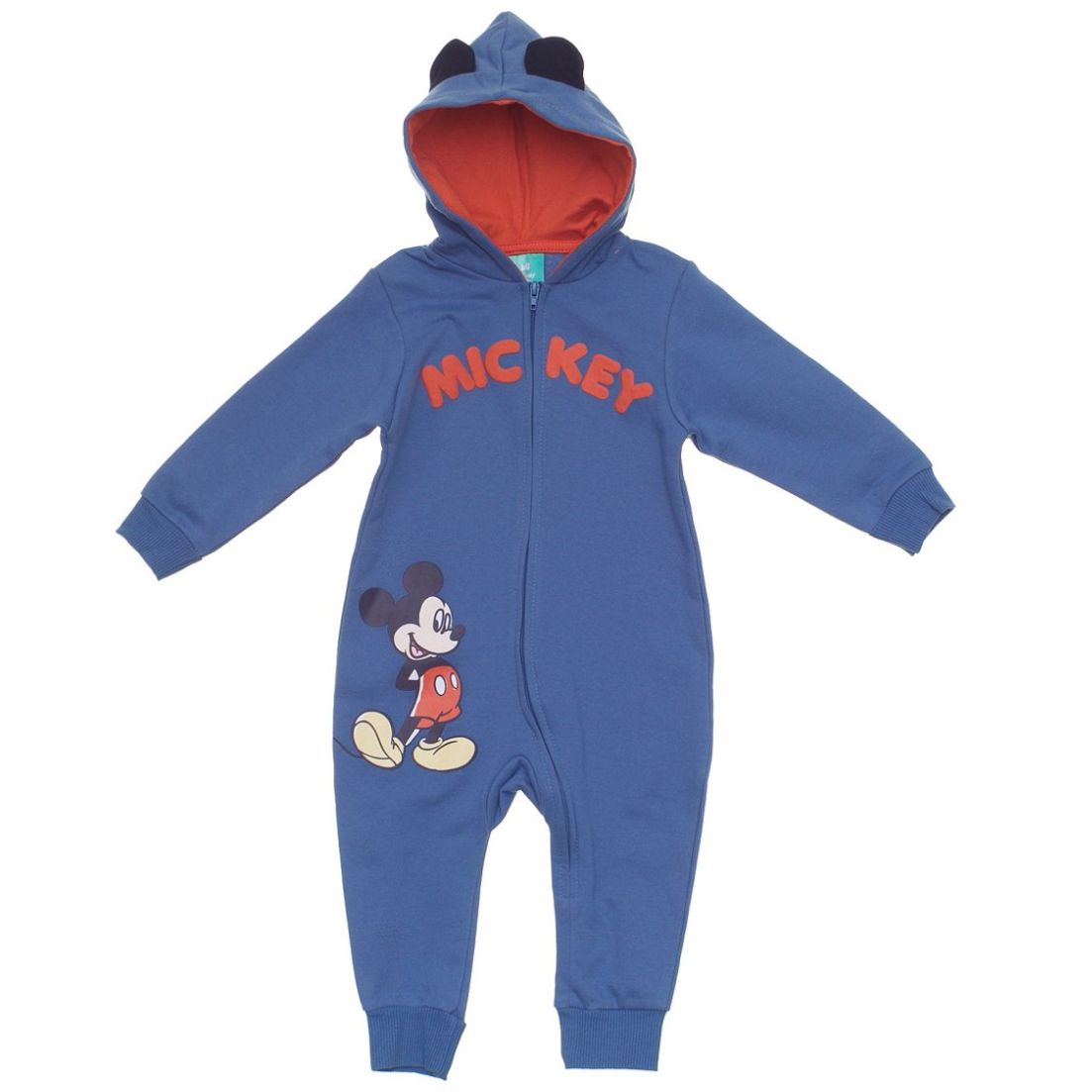 Pijama Mameluco con Gorro de Mickey Mouse para Bebé Niño Disney