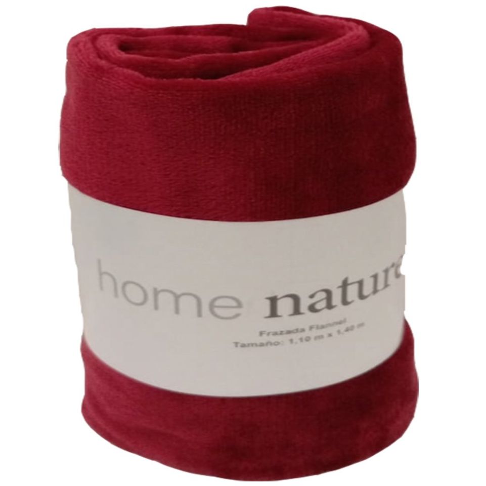 Frazada Flannel Vino  Home Nature