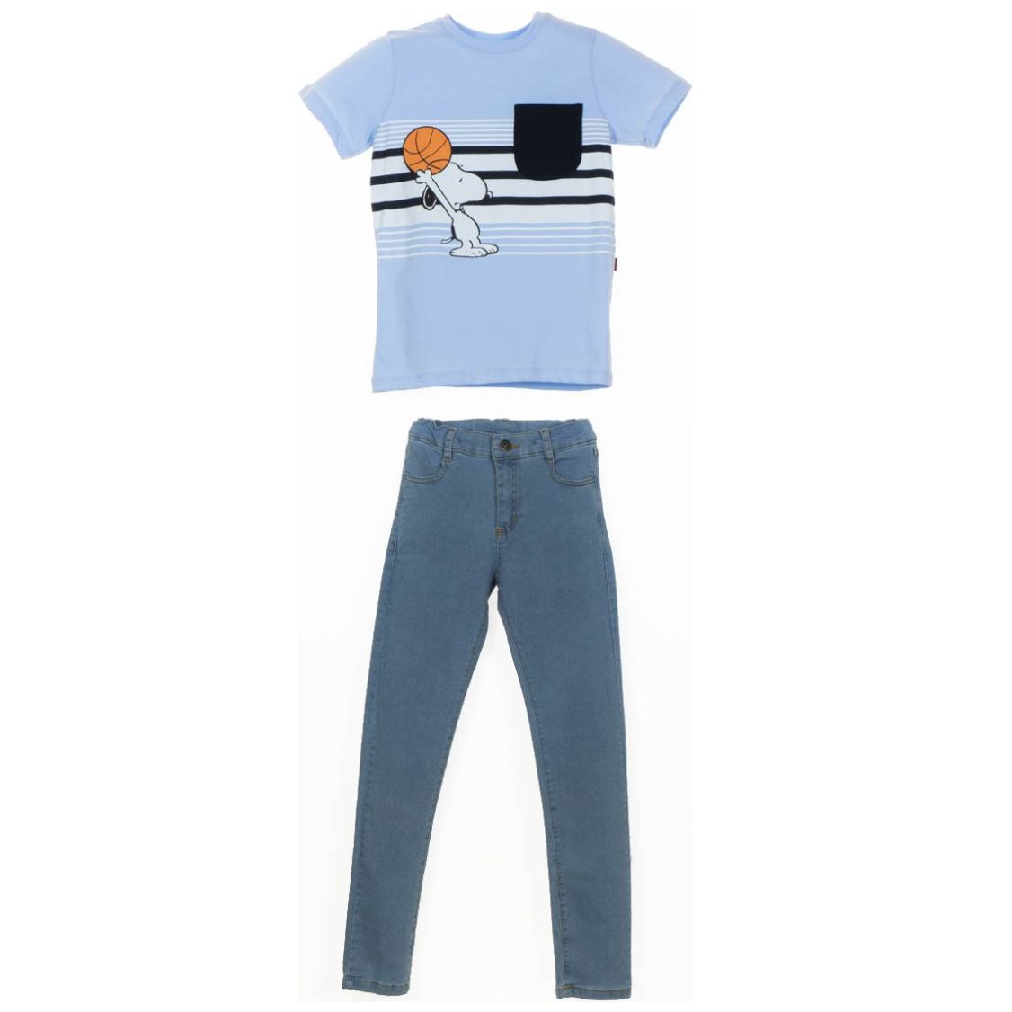 Playera y Pantalón para Niño Snoopy