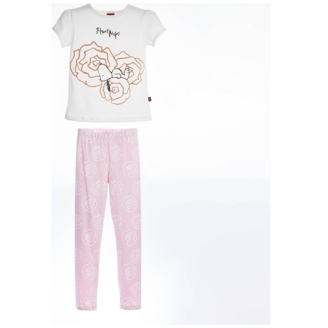 Playera y Leggings para Niña Snoopy