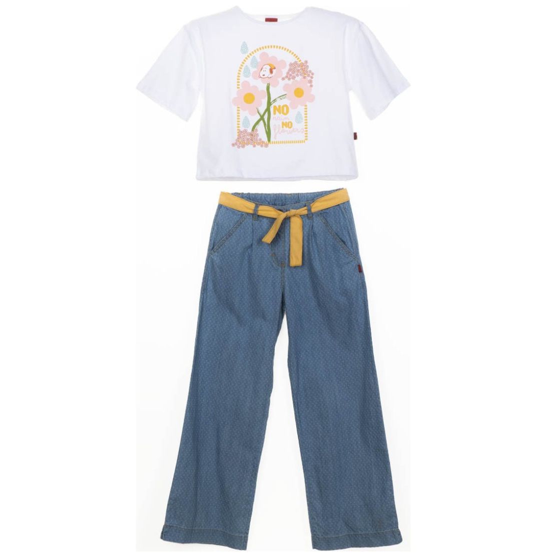 Playera y Pantalón para Niña Snoopy