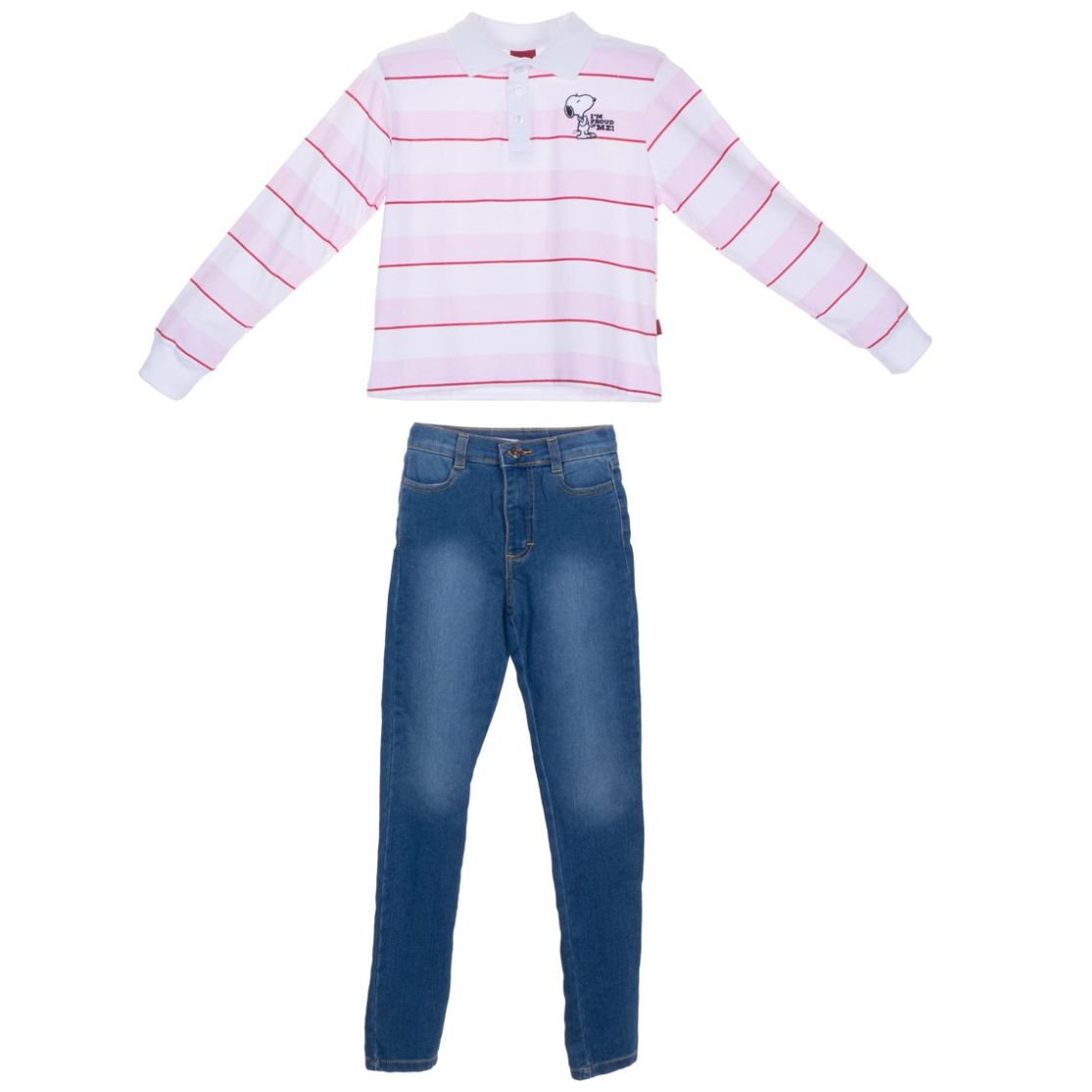 Playera y Pantalón para Niña Snoopy